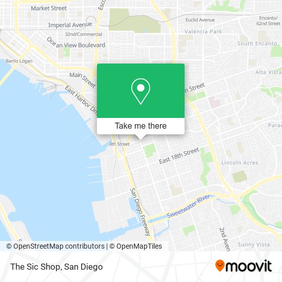 The Sic Shop map