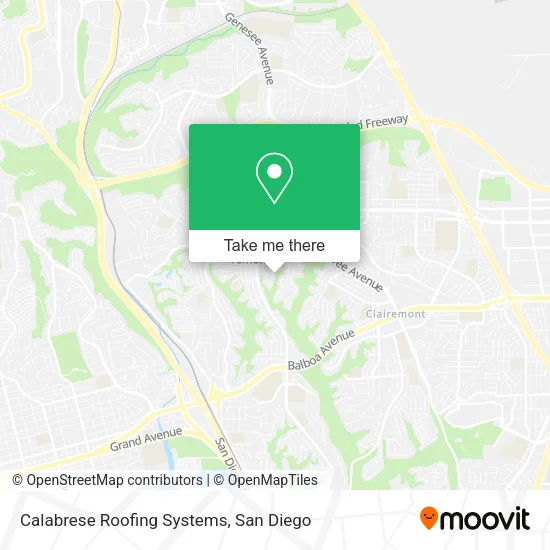 Calabrese Roofing Systems map