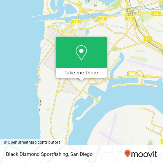 Mapa de Black Diamond Sportfishing