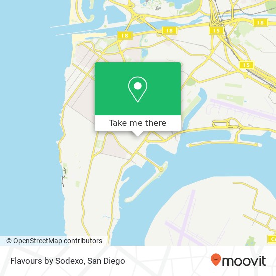 Flavours by Sodexo map