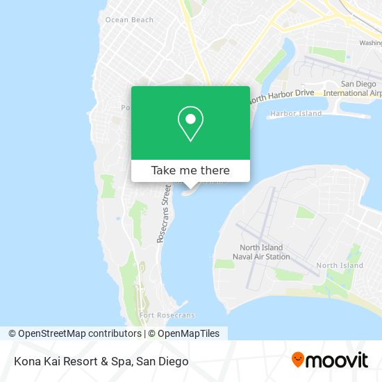 Mapa de Kona Kai Resort & Spa