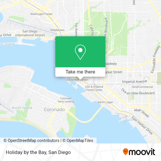 Holiday by the Bay map