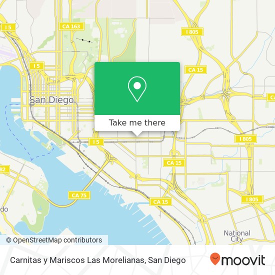 Mapa de Carnitas y Mariscos Las Morelianas