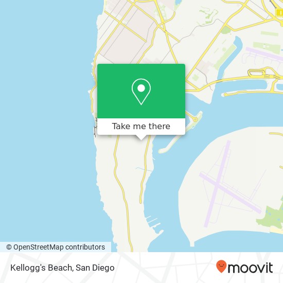 Mapa de Kellogg's Beach