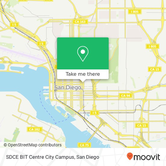 SDCE BIT Centre City Campus map