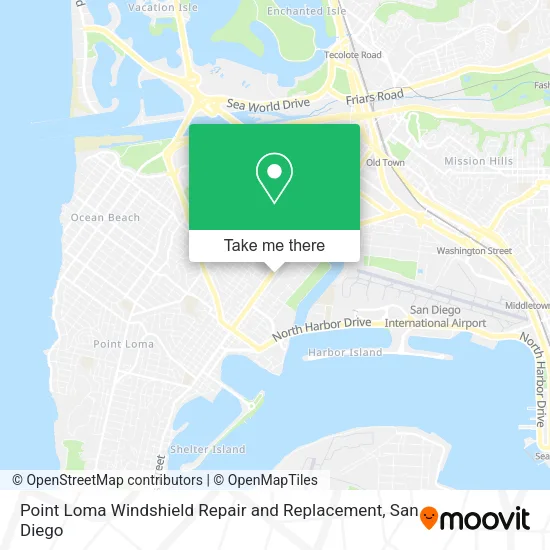 Mapa de Point Loma Windshield Repair and Replacement