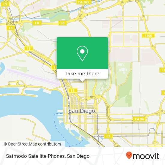 Mapa de Satmodo Satellite Phones