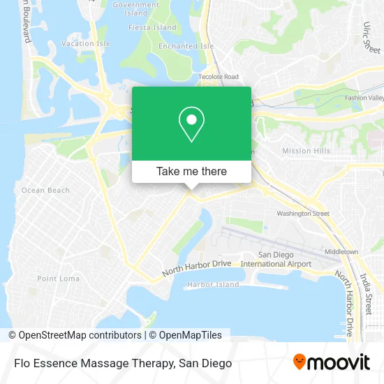 Flo Essence Massage Therapy map