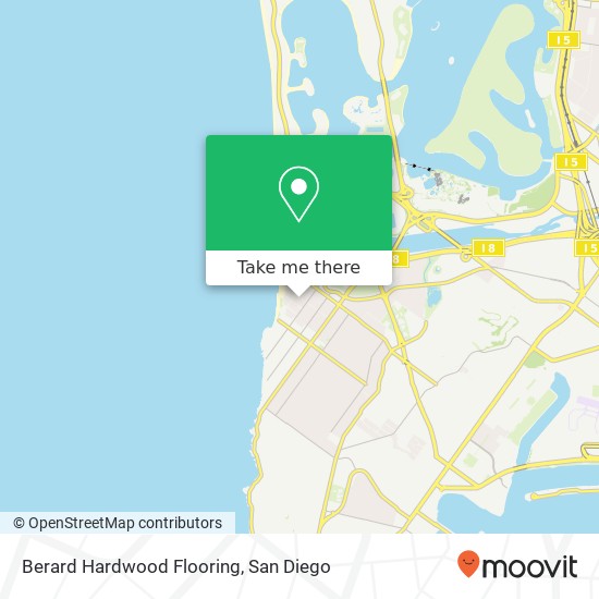 Berard Hardwood Flooring map