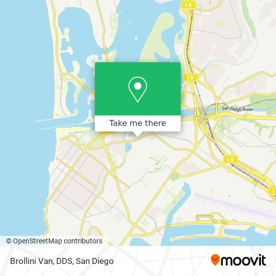 Brollini Van, DDS map