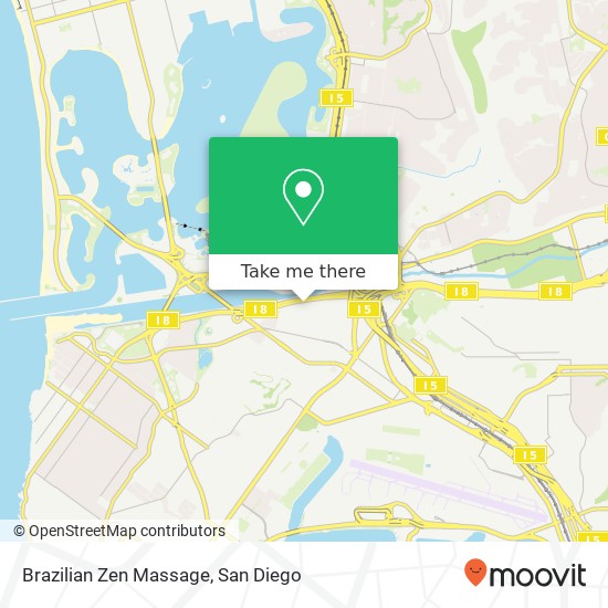 Brazilian Zen Massage map