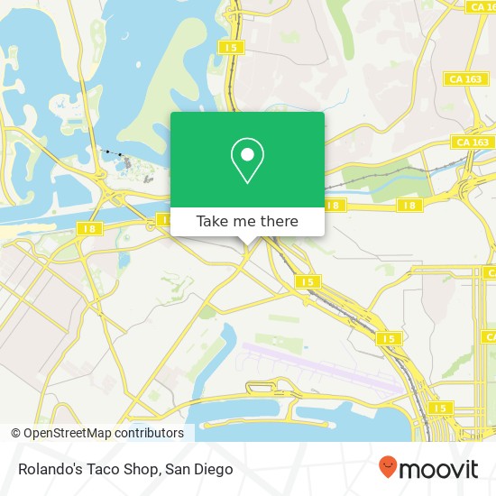 Mapa de Rolando's Taco Shop