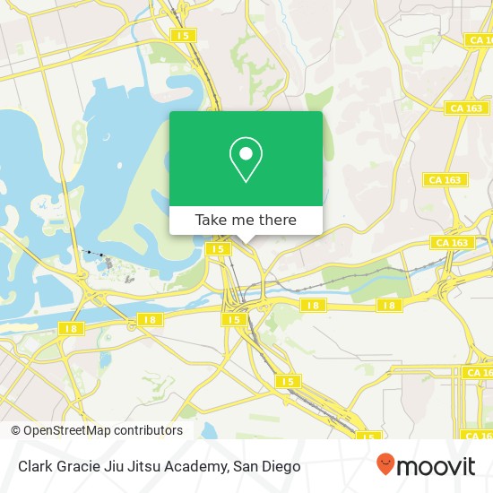Mapa de Clark Gracie Jiu Jitsu Academy