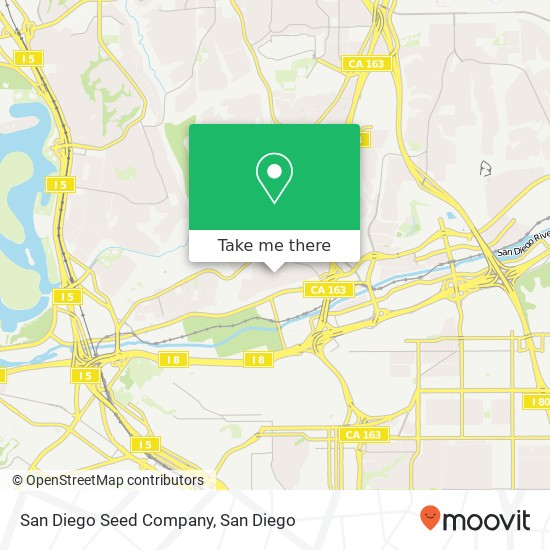 Mapa de San Diego Seed Company
