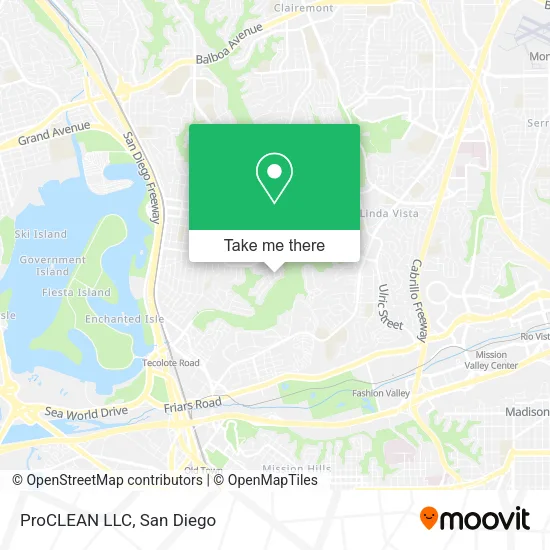 ProCLEAN LLC map