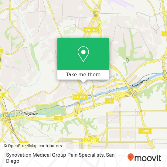 Synovation Medical Group Pain Specialists map