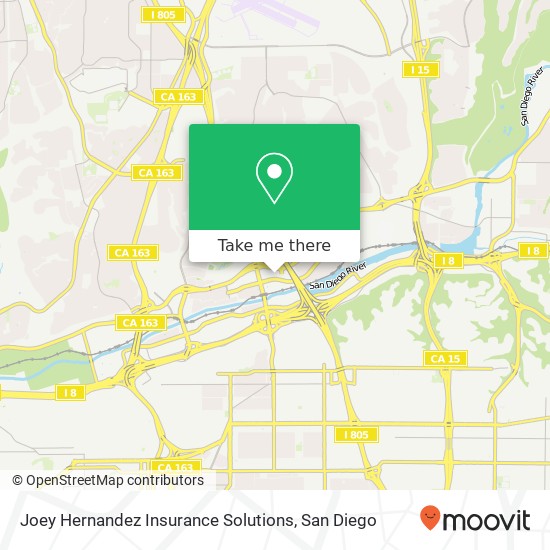 Joey Hernandez Insurance Solutions map