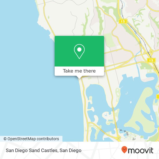 San Diego Sand Castles map