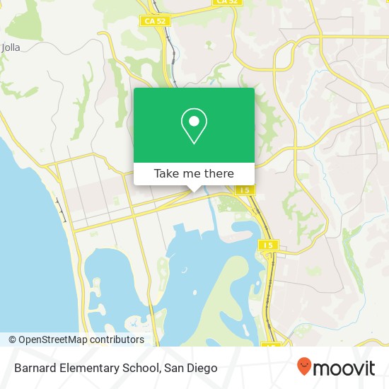 Barnard Elementary School map