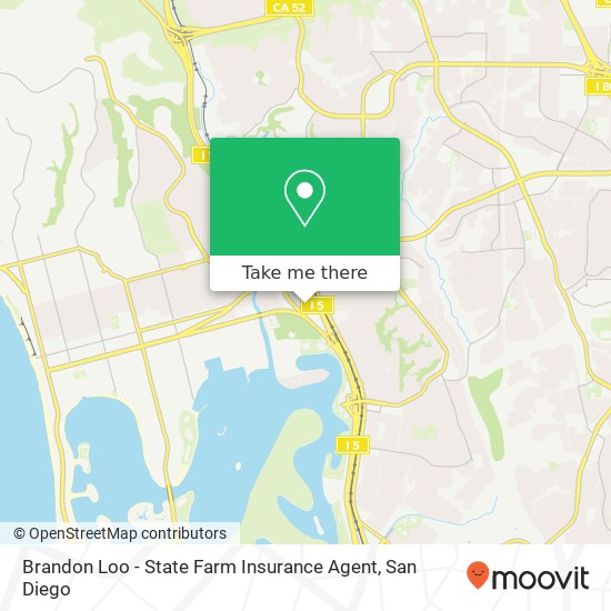 Mapa de Brandon Loo - State Farm Insurance Agent
