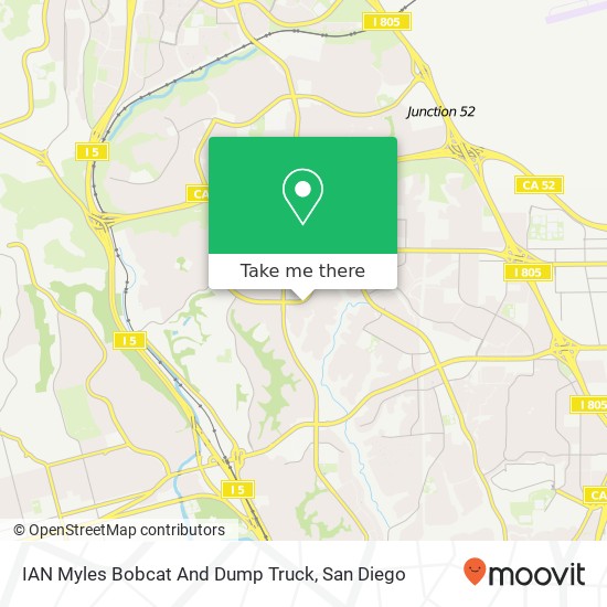 IAN Myles Bobcat And Dump Truck map