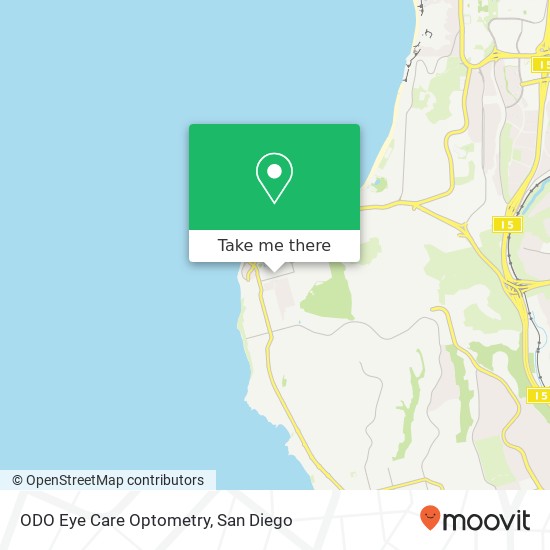 ODO Eye Care Optometry map