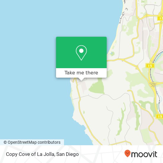 Copy Cove of La Jolla map