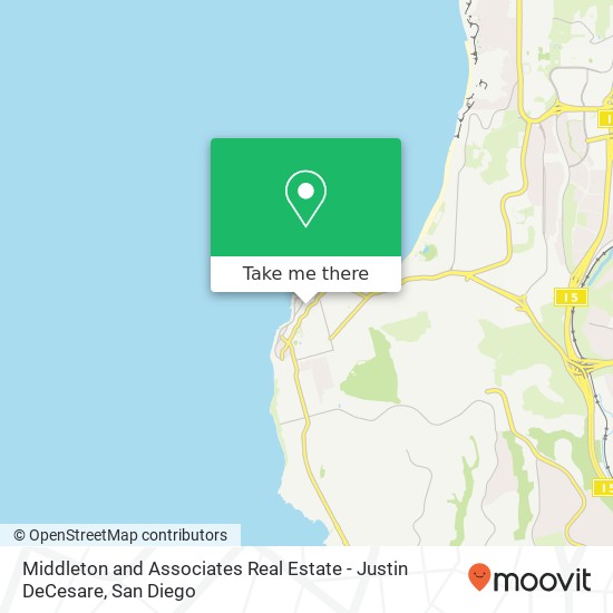 Mapa de Middleton and Associates Real Estate - Justin DeCesare