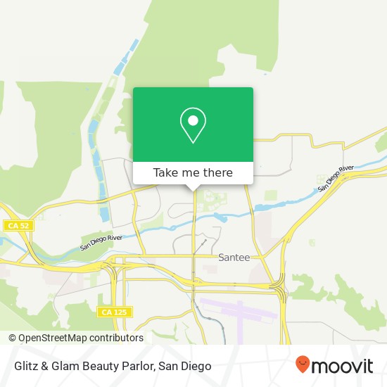 Mapa de Glitz & Glam Beauty Parlor