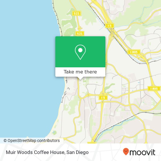 Mapa de Muir Woods Coffee House