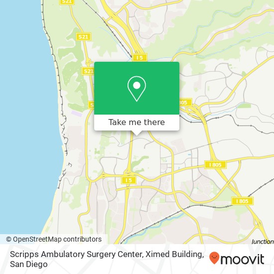 Scripps Ambulatory Surgery Center, Ximed Building map