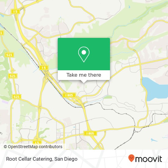 Root Cellar Catering map