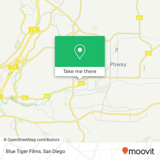 Mapa de Blue Tiger Films