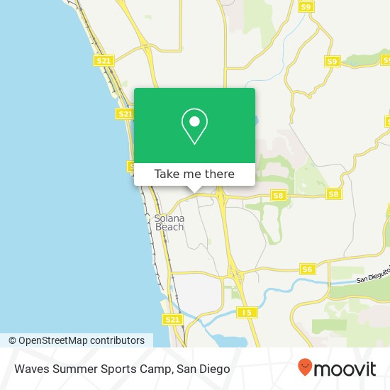 Mapa de Waves Summer Sports Camp