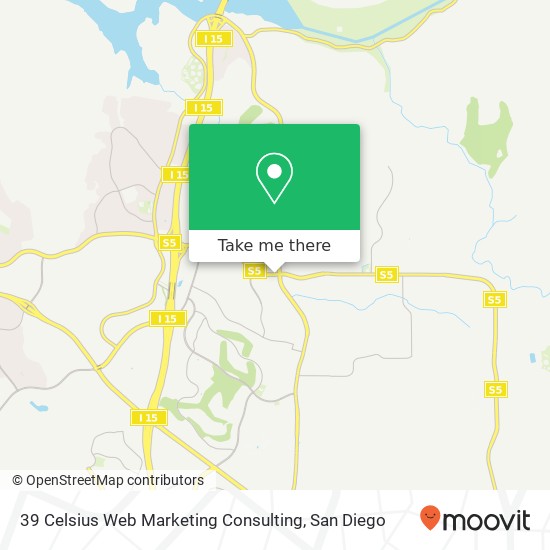 Mapa de 39 Celsius Web Marketing Consulting