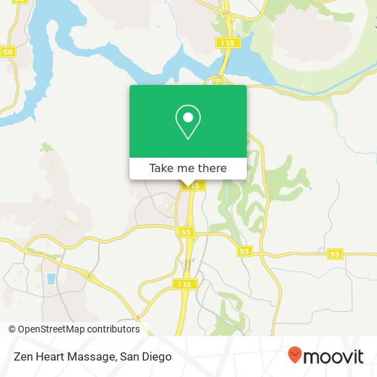 Zen Heart Massage map