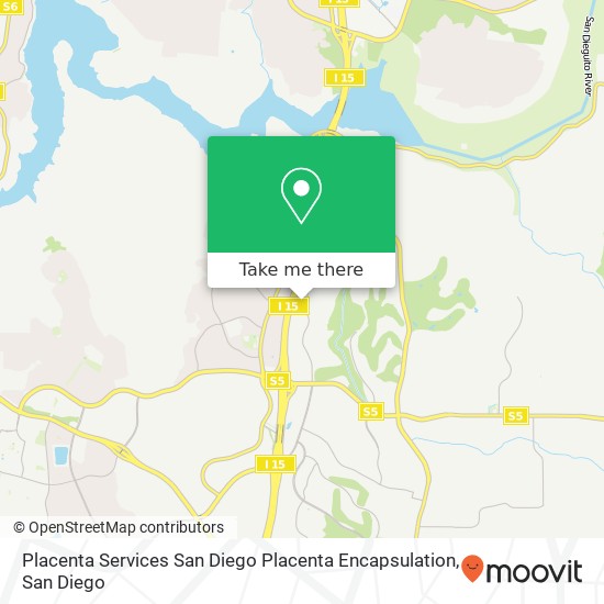 Mapa de Placenta Services San Diego Placenta Encapsulation