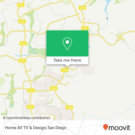Mapa de Home AV TV & Design