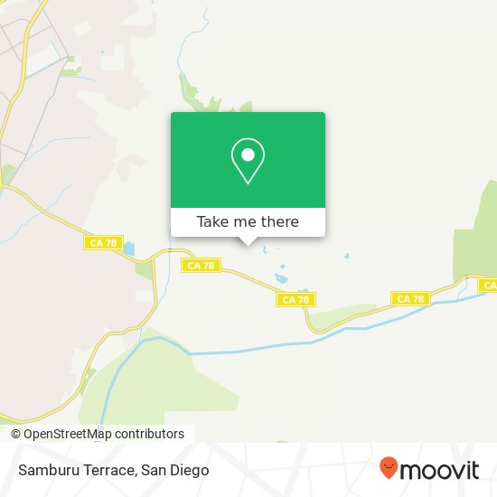 Mapa de Samburu Terrace