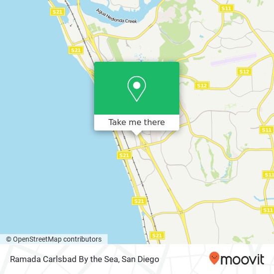 Ramada Carlsbad By the Sea map