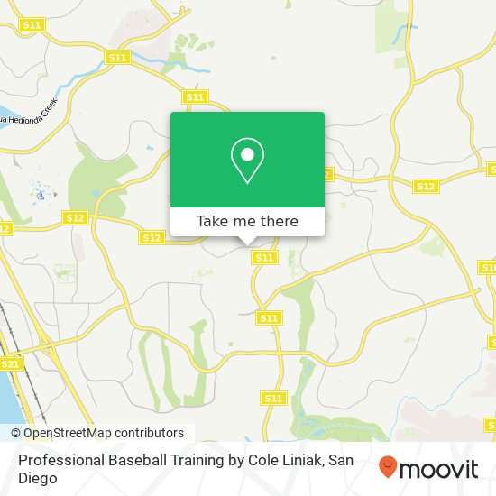 Professional Baseball Training by Cole Liniak map