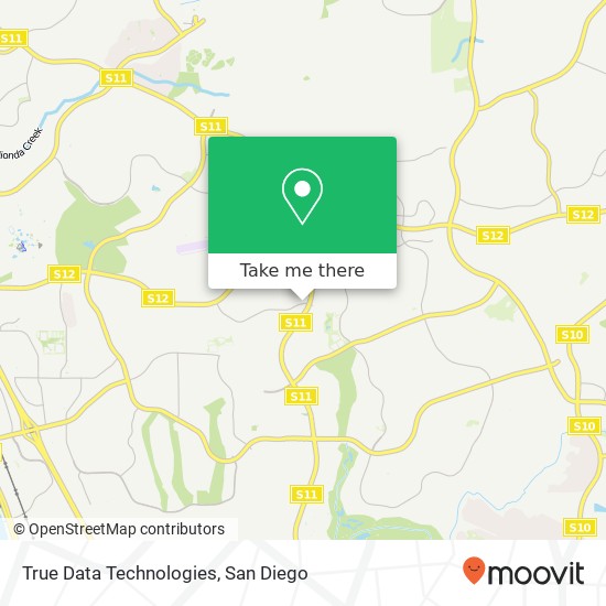 True Data Technologies map