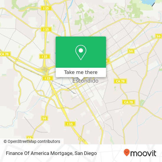 Finance Of America Mortgage map