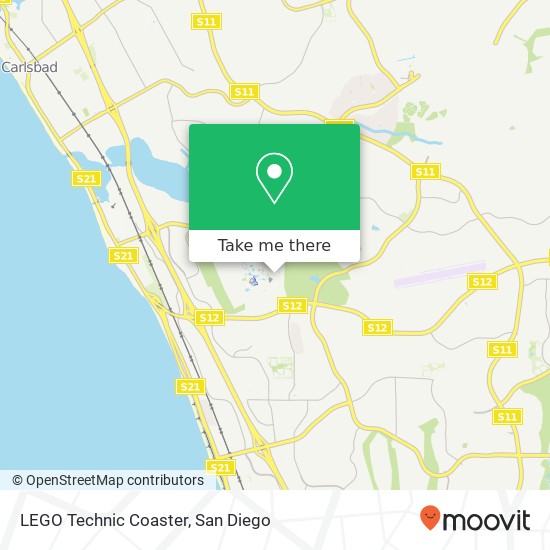 LEGO Technic Coaster map