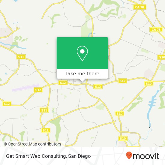 Mapa de Get Smart Web Consulting