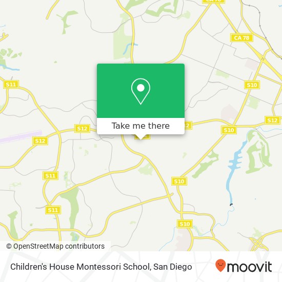 Mapa de Children's House Montessori School