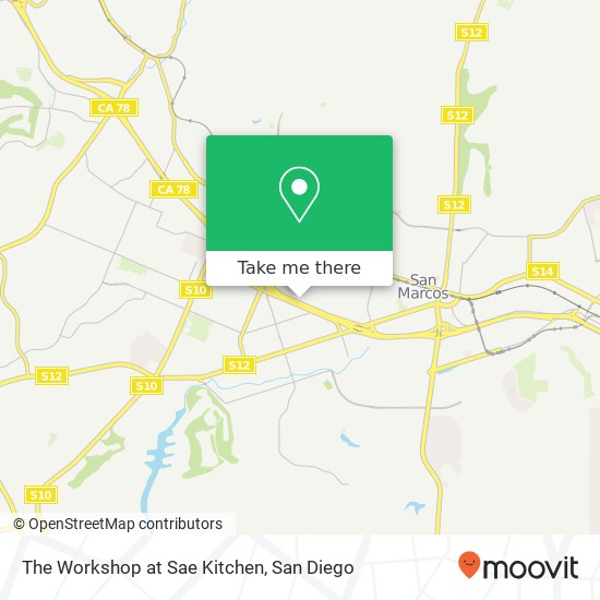 The Workshop at Sae Kitchen map