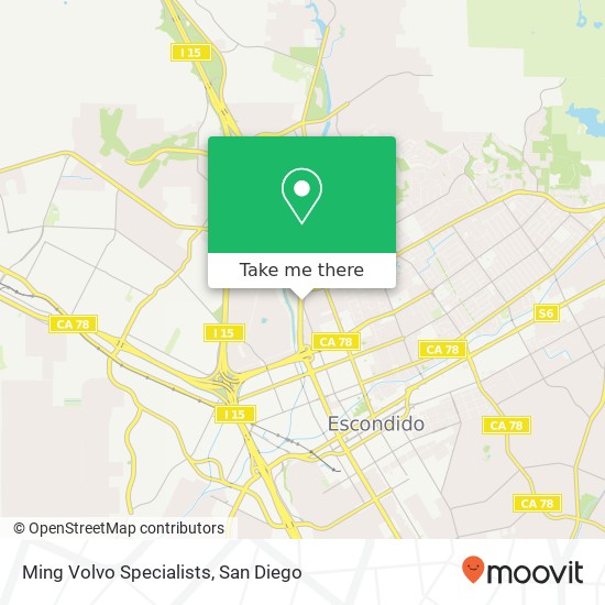 Ming Volvo Specialists map