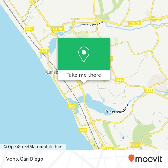 Vons map