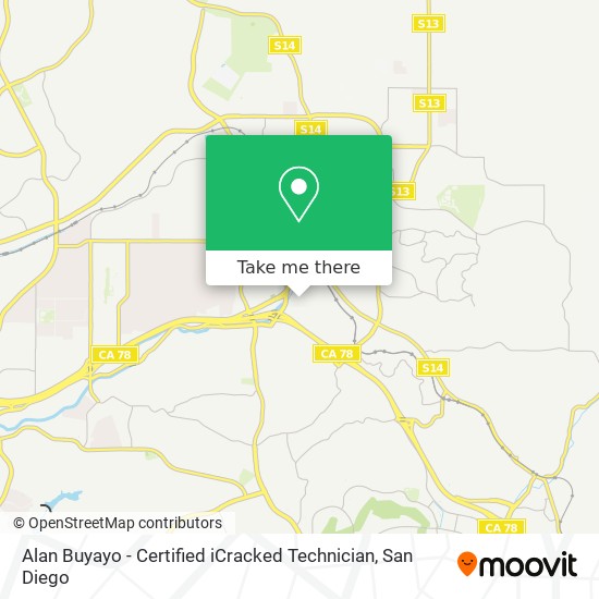 Mapa de Alan Buyayo - Certified iCracked Technician